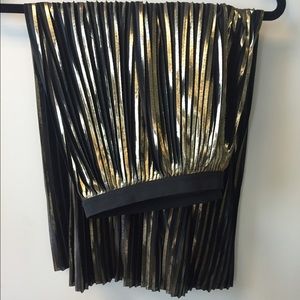 MIDI gold skirt