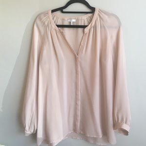 Joie silk blush blouse