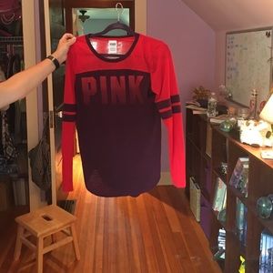 Pink jersey shirt