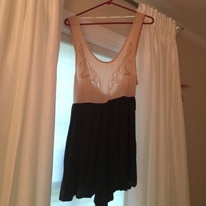 One teaspoon zipper back romper