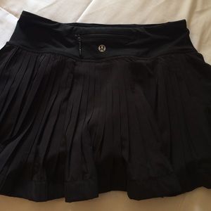 Lululemon Black Athletic Skirt