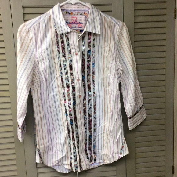 Final price!  Robert Graham button-up shirt.