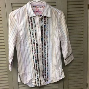 Final price!  Robert Graham button-up shirt.