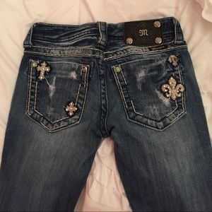 Bootcut Miss Me jeans, size 24.