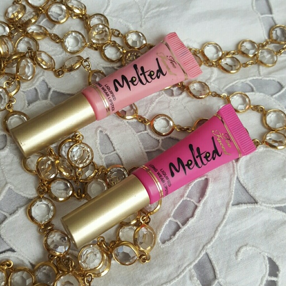 Melted Too Faced liquid lipstick