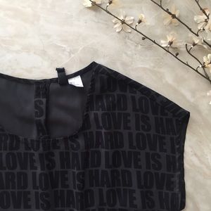 H&M Tops - H&M Love Is Hard Top H&M Tops - H&M Love Is Hard Top