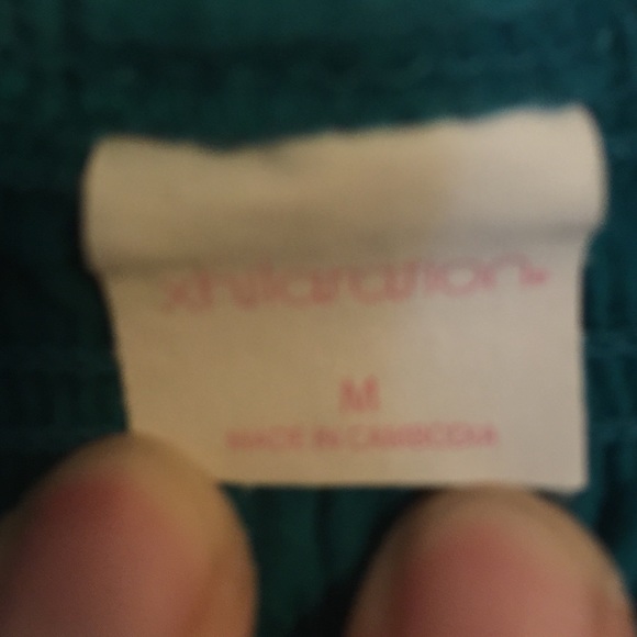 Teal coverup stretch dress size medium - Picture 2 of 3