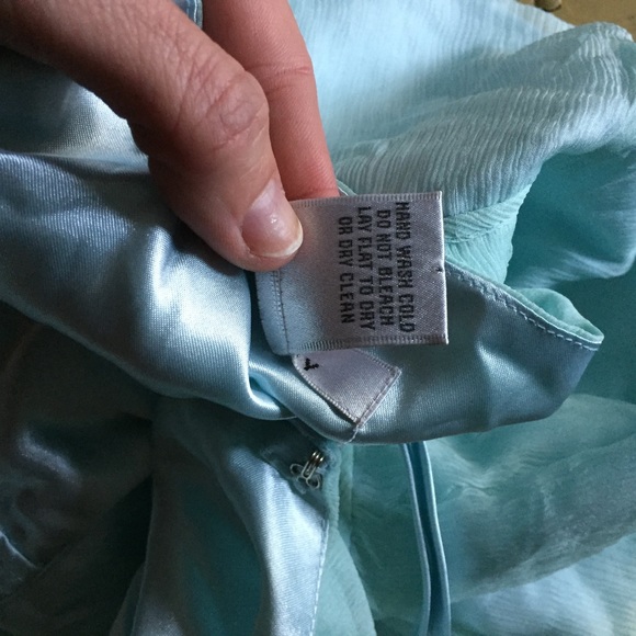 WDNY 100% SILK EMBELLISHMENT BEADED BOHO ETHEREAL FAIRY HALTER DRESS 8 M - Picture 6 of 7