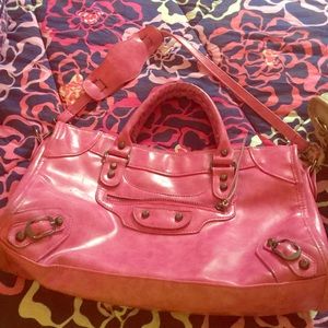 Pink handbag