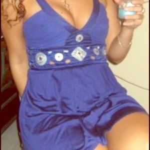 Guess Marciano size small blue mini dress