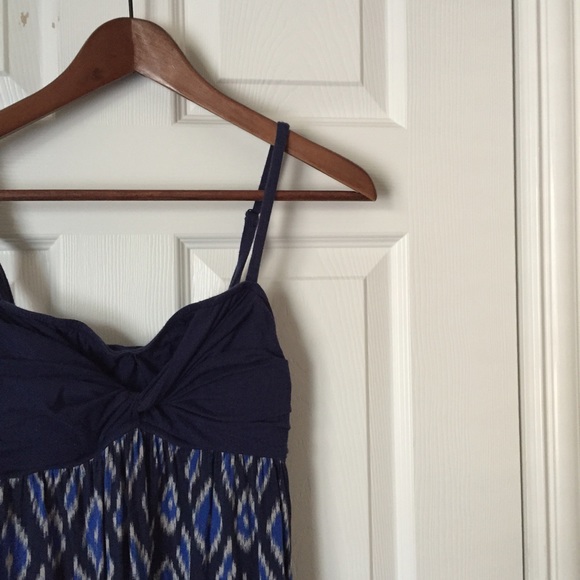Anthropologie Lilka Cobalt ikat maxi - size M - Picture 3 of 4