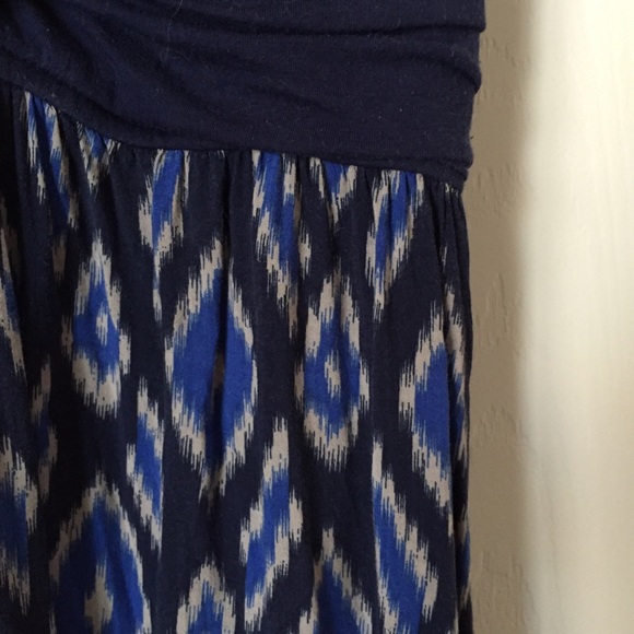 Anthropologie Lilka Cobalt ikat maxi - size M - Picture 4 of 4