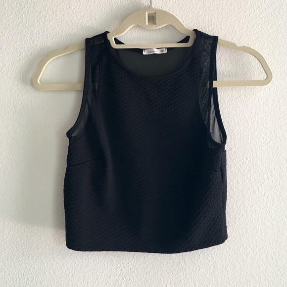 Black Crop Top