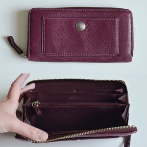 Coach zipper wallet