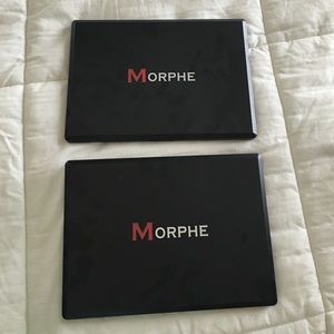 Morphe eye shadow pallets both for 30