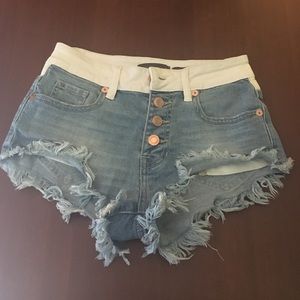 Kendall and Kylie high waisted shorts