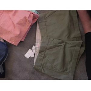 NWT J. Crew women's 3" chinos sz 10 hunter green
