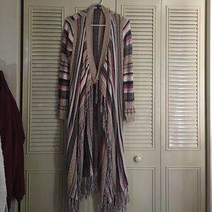 Fringe cardigan