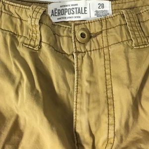 Aeropostale Cargo Pocket Shorts 28 waist Beige