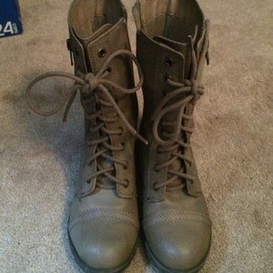 Tan Combat Boots