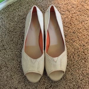 Cream Sonoma wedges