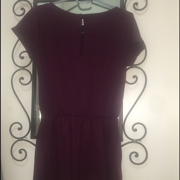 Burgundy Romper