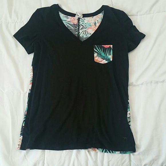 PINK tropical pocket tee