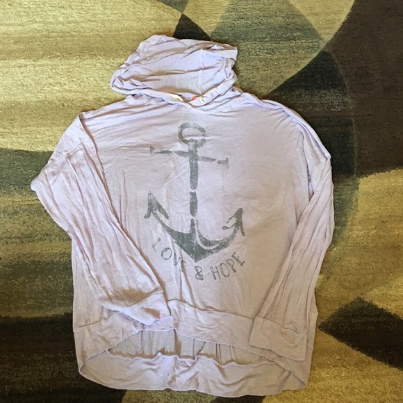 Light hooded purple sweater! - Picture 1 of 1