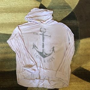 Light hooded purple sweater!