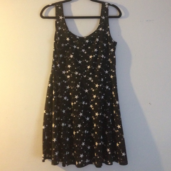 Black and white star dress