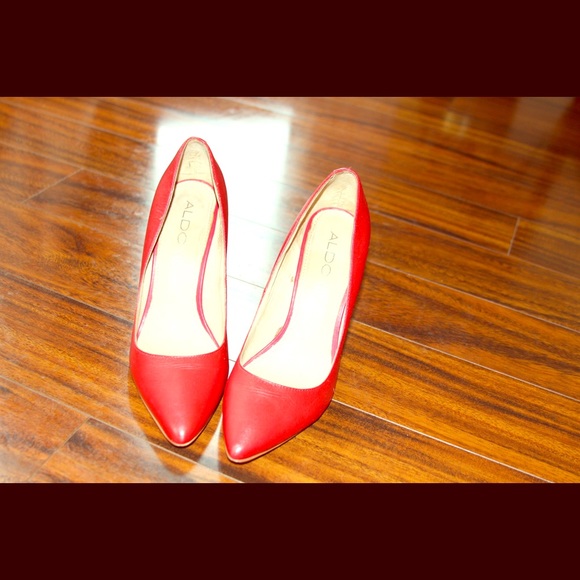 Aldo Shoes - Red Aldo Pumps