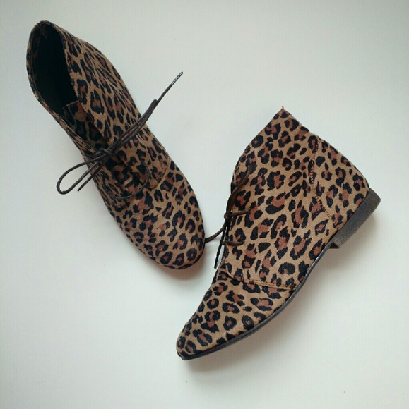 Leopard Booties