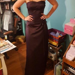 Purple prom dress