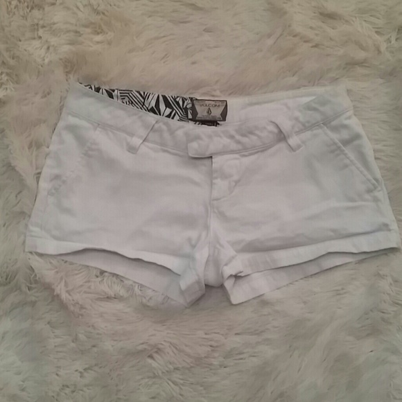 Volcom White Shorts