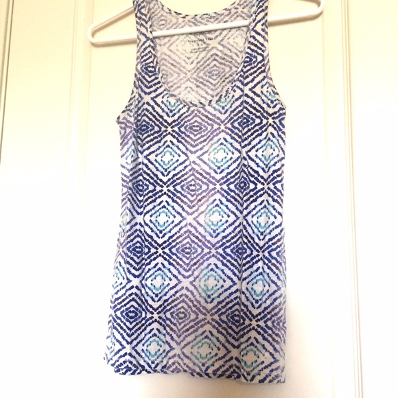 AEO patterned boyfriend tank