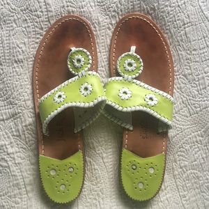 Lime Green Jack Rogers