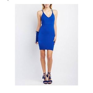 Charlotte Russe cobalt blue dress