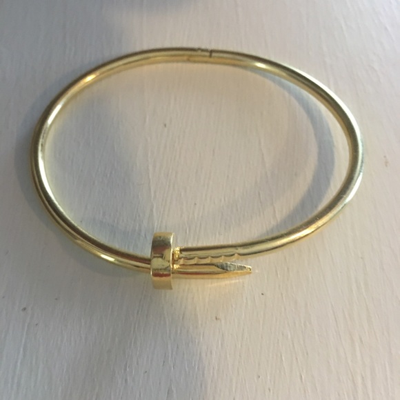 LAST ONE!!! Brand New Gold Nail Cuff Bracelet ✨ - Picture 4 of 4