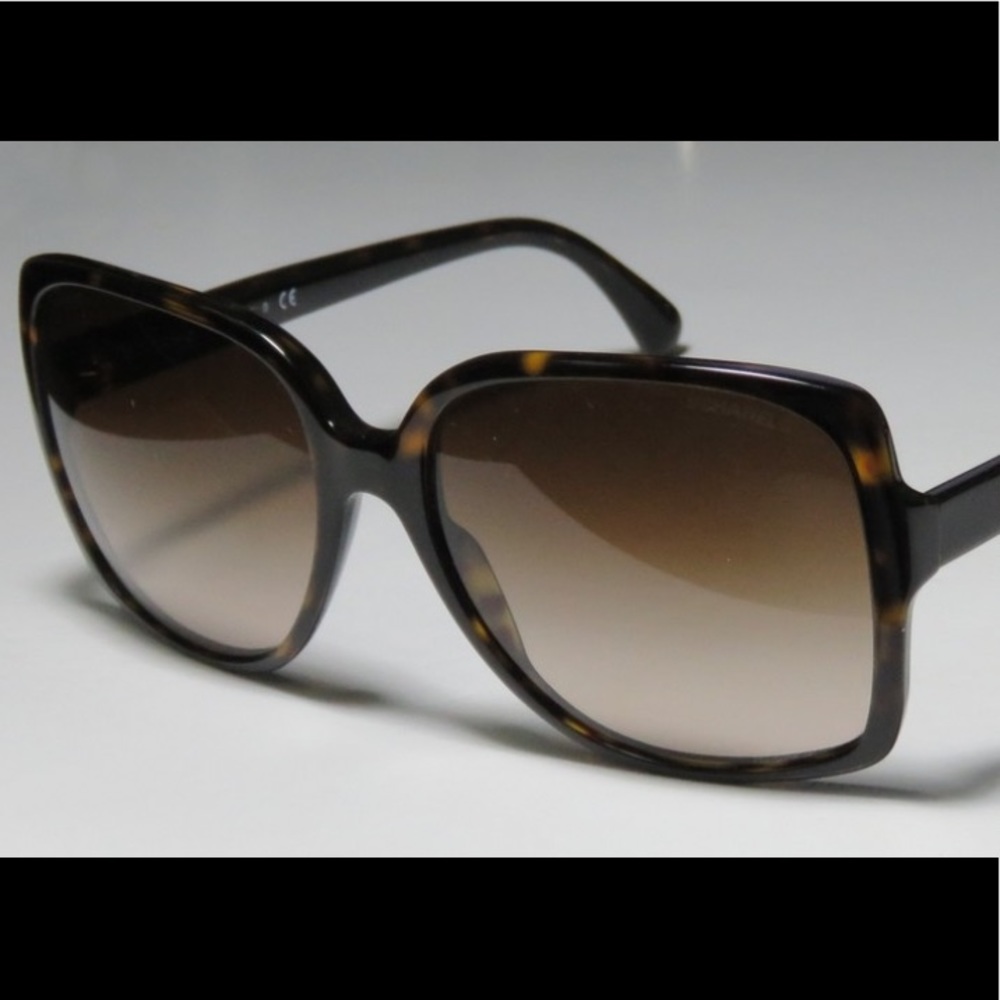Authentic Chanel Square Tortoiseshell Sunglasses