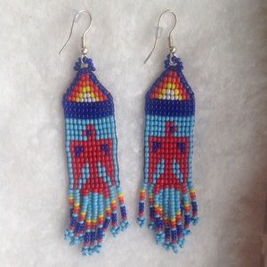 Earrings thunderbird