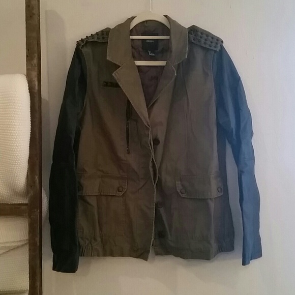 Camo green army jacket