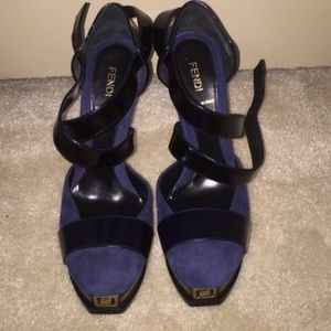 Fendi Stiletto Navy Blue