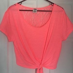 Pink crop top