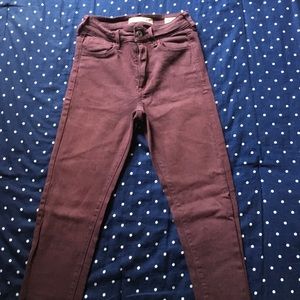 High rise Pacsun maroon jeans