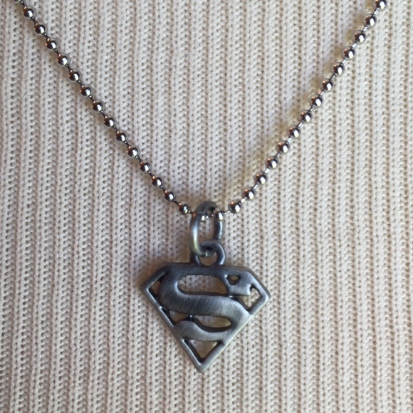 Mini Superman Pendant Unisex Necklace NWT - Picture 6 of 7