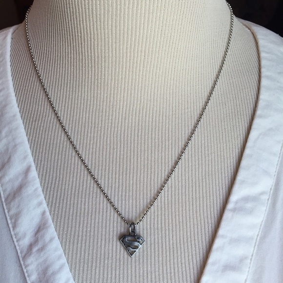 Mini Superman Pendant Unisex Necklace NWT - Picture 7 of 7