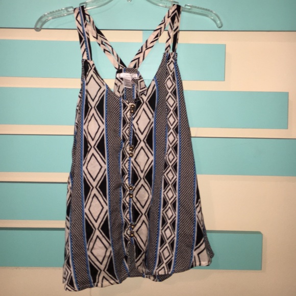 Razor back tank top