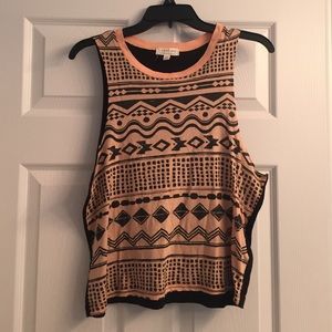 Tribal Print Muscle Tank