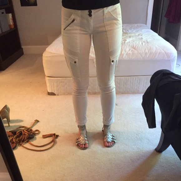 Jolt white cargo pants