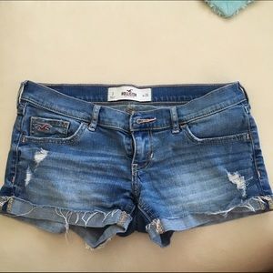 Light Wash Short Shorts